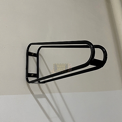 Bike wall mount installed